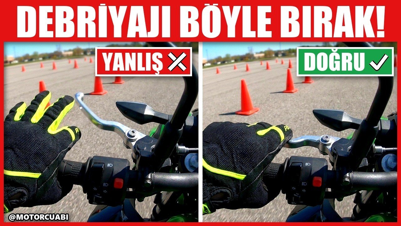 Motosiklet debriyaj kullanımı: yanlış ve doğru
